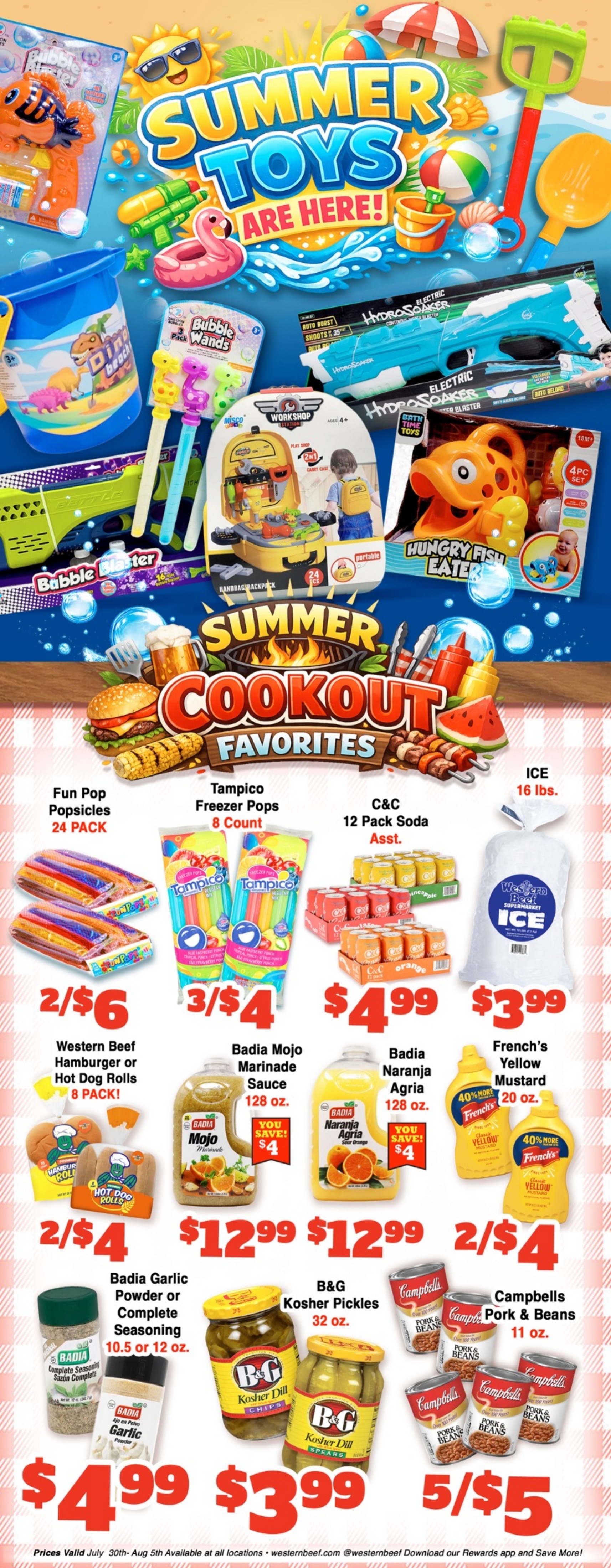 Western Beef (192 Voice, Road Carle Place, NY) Weekly Ad July 29 - August 5, 2026
