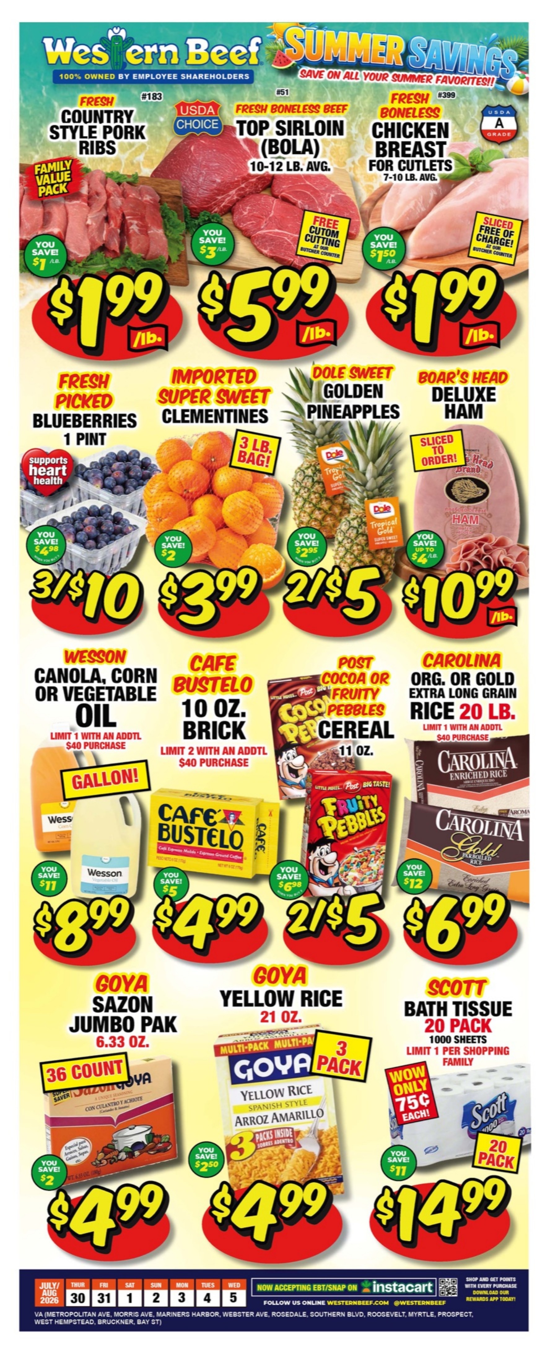 Western Beef Weekly Ad July 29 - August 5, 2026