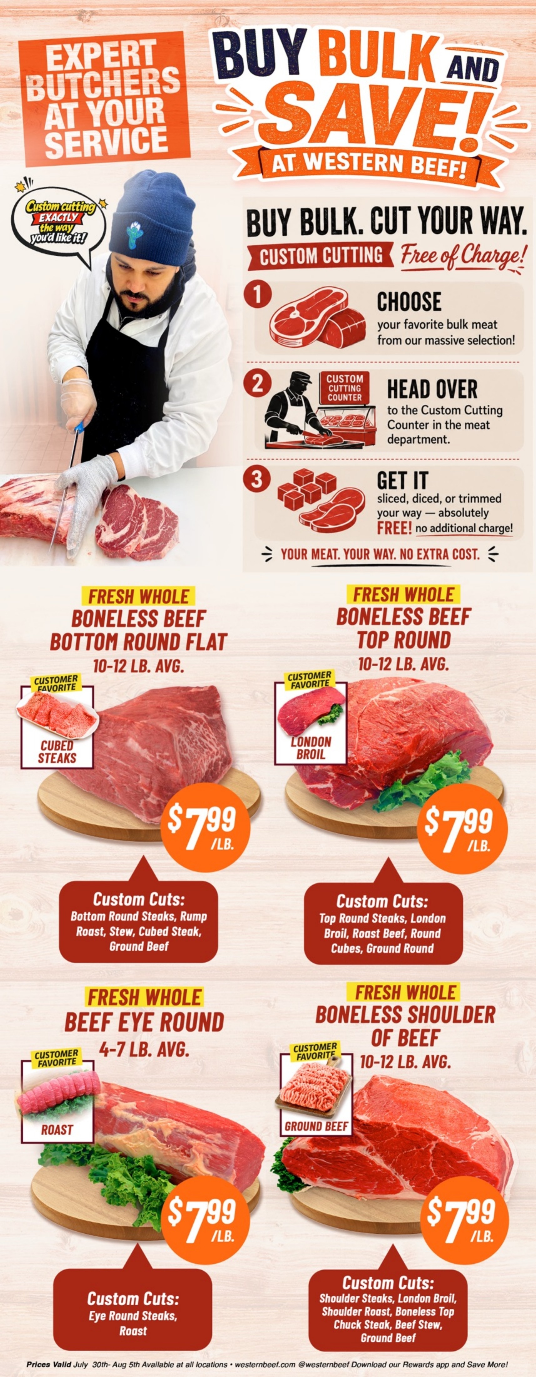 Western Beef Weekly Ad July 29 - August 5, 2026