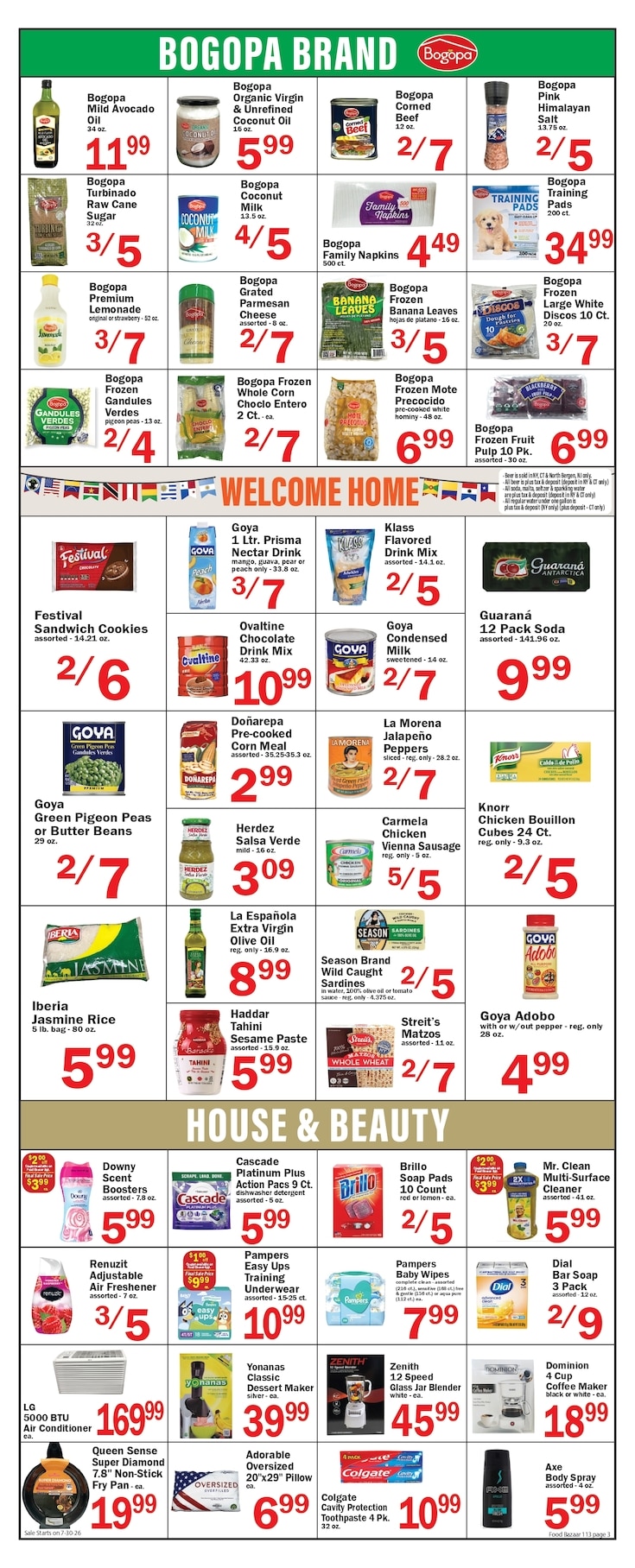 Food Bazaar (675 Paterson Avenue, Carlstadt, NJ) Weekly Ad July 29 - August 5, 2026