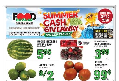 Food Bazaar (New York) Weekly Ad July 29 - August 5, 2026