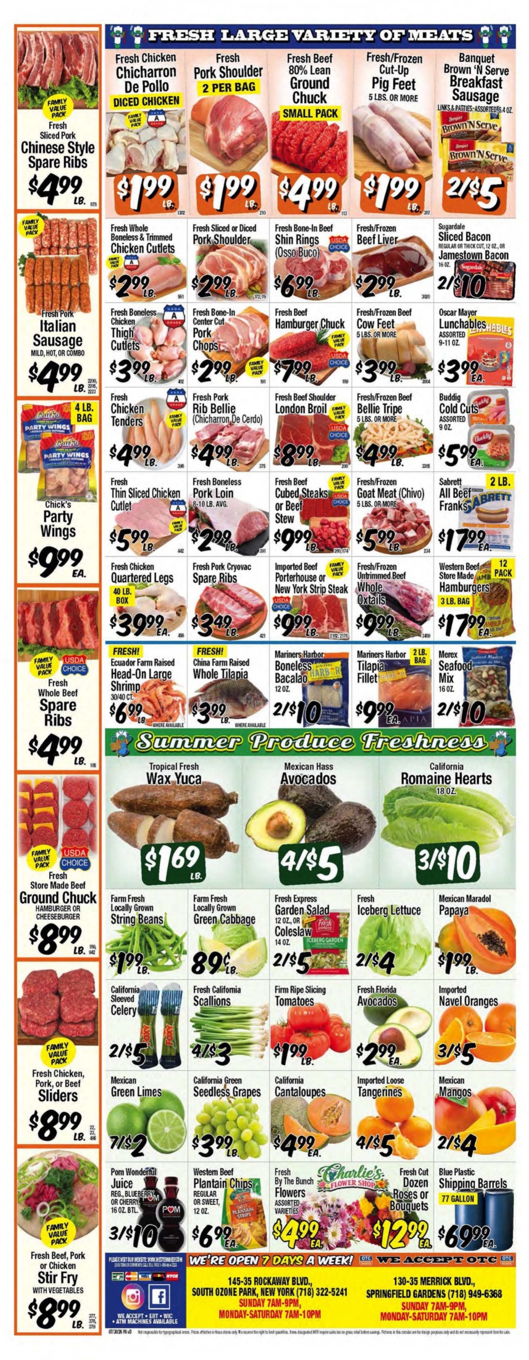 Western Beef (New York) Weekly Ad July 29 - August 5, 2026