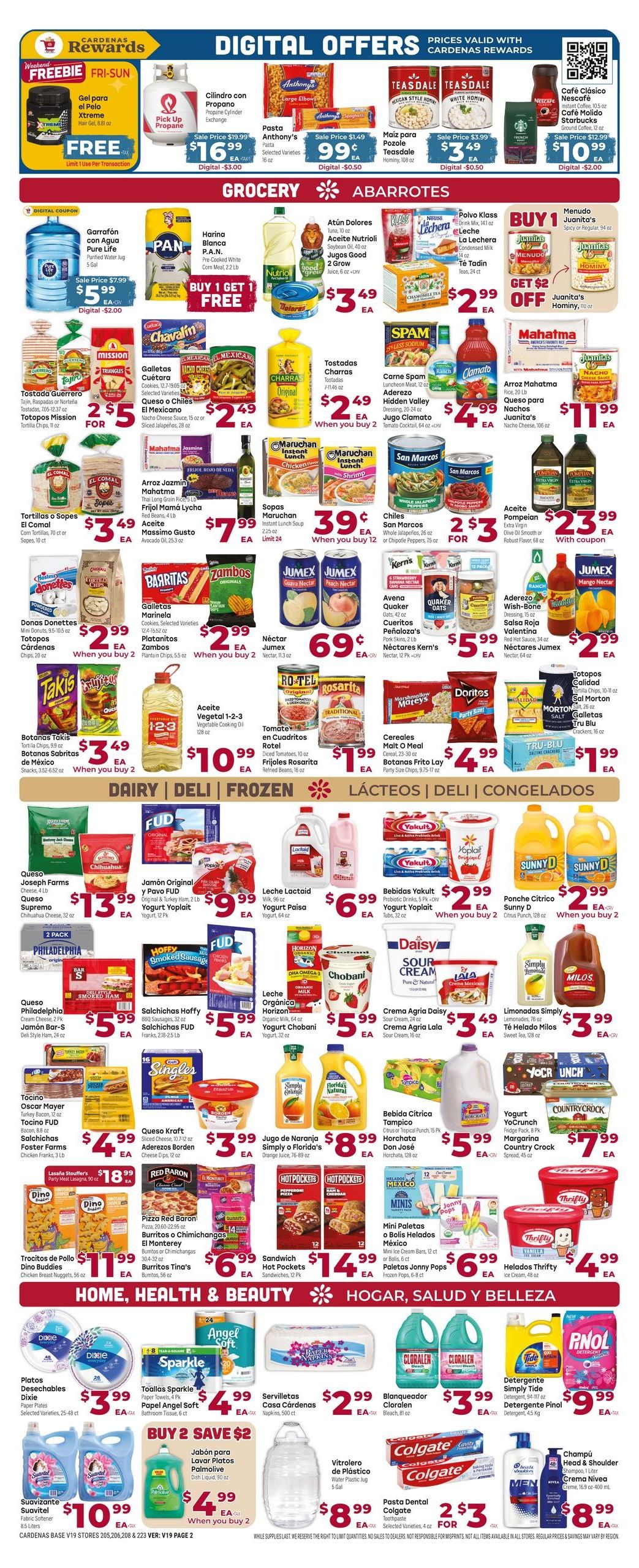 Cardenas Markets (Salinas Area, CA) Weekly Ad August 5 - 11, 2026