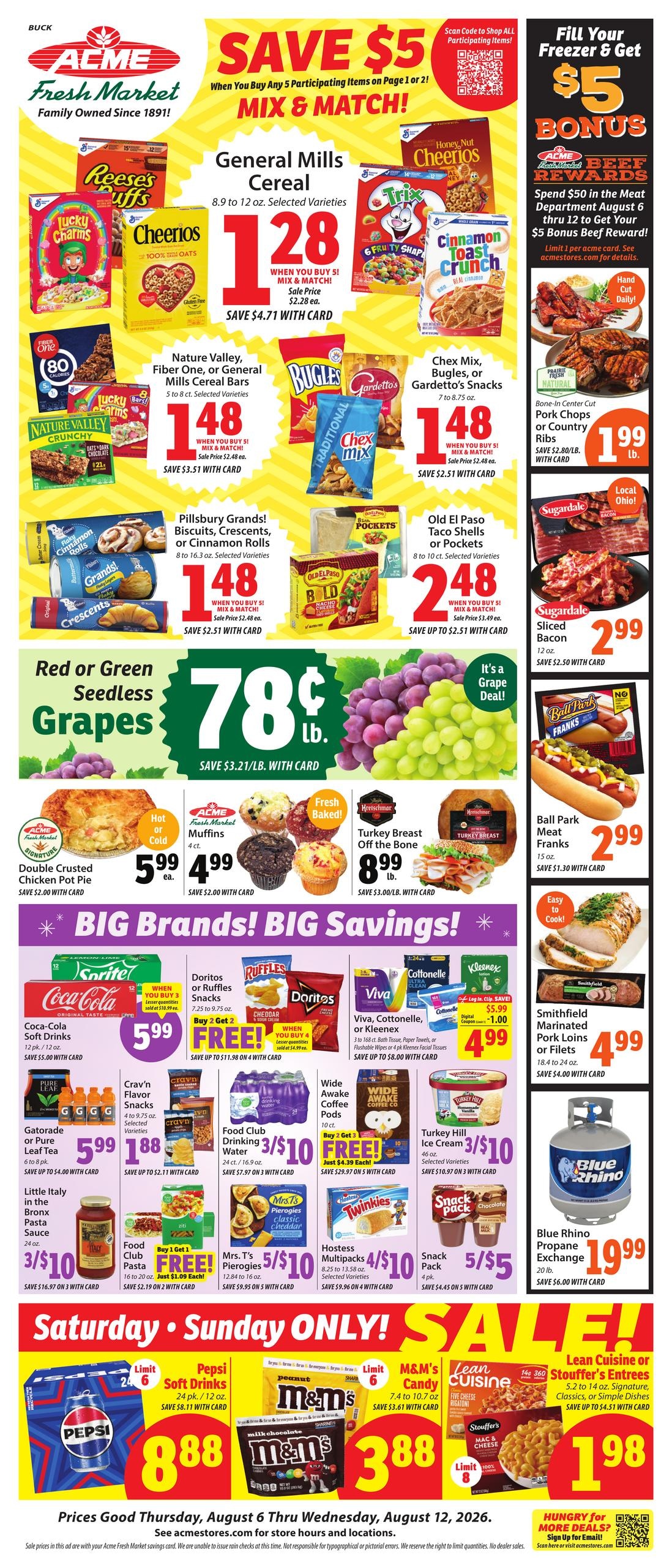 Acme Fresh Market Weekly Ad August 6 - 12, 2026