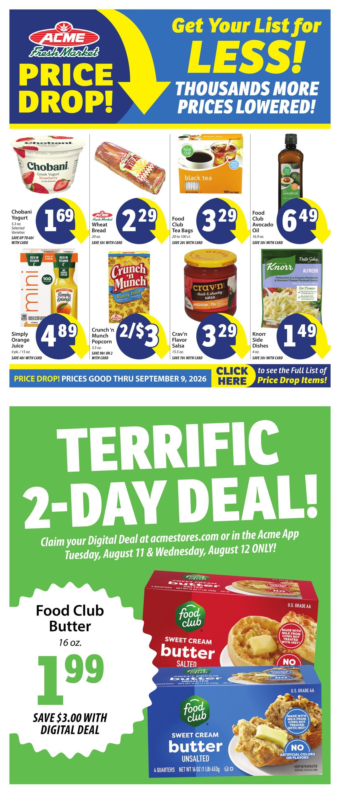 Acme Fresh Market Weekly Ad August 6 - 12, 2026