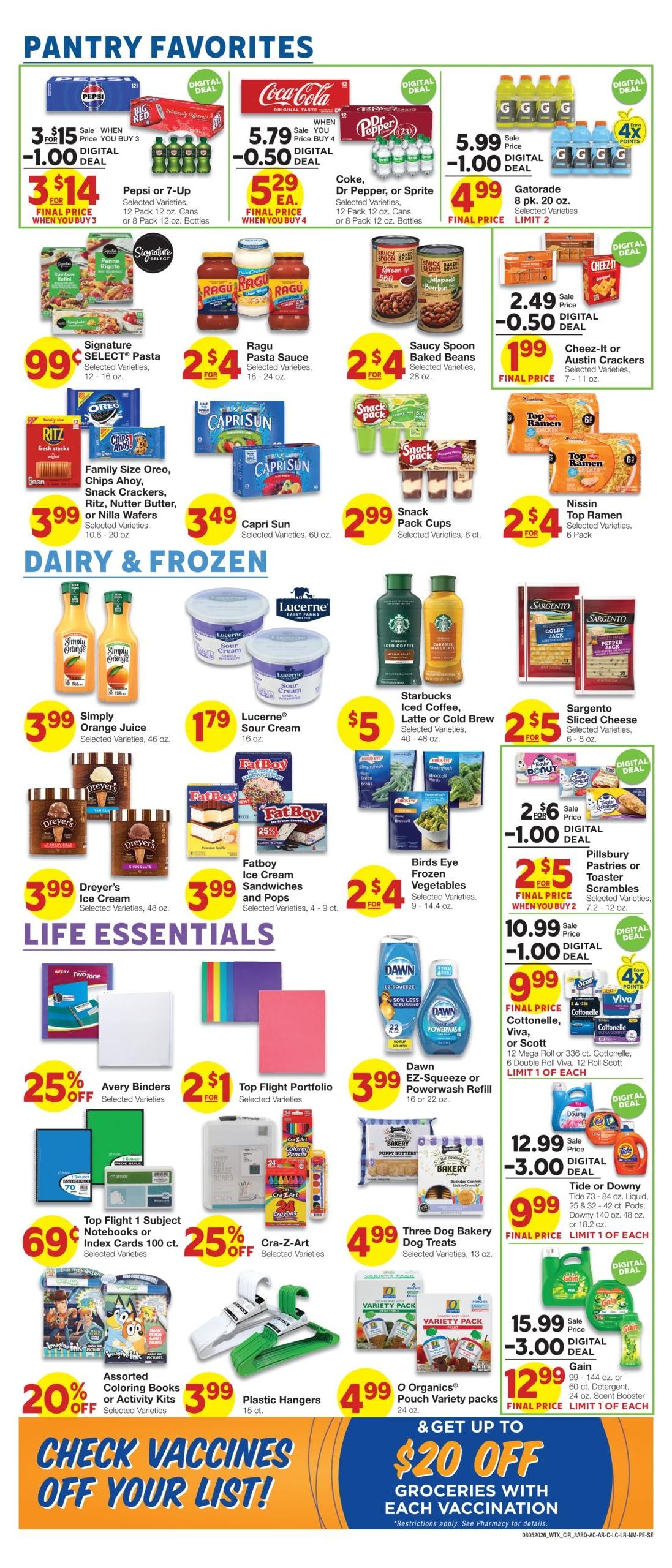 Albertsons Market (NM) Weekly Ad August 5 - 11, 2026
