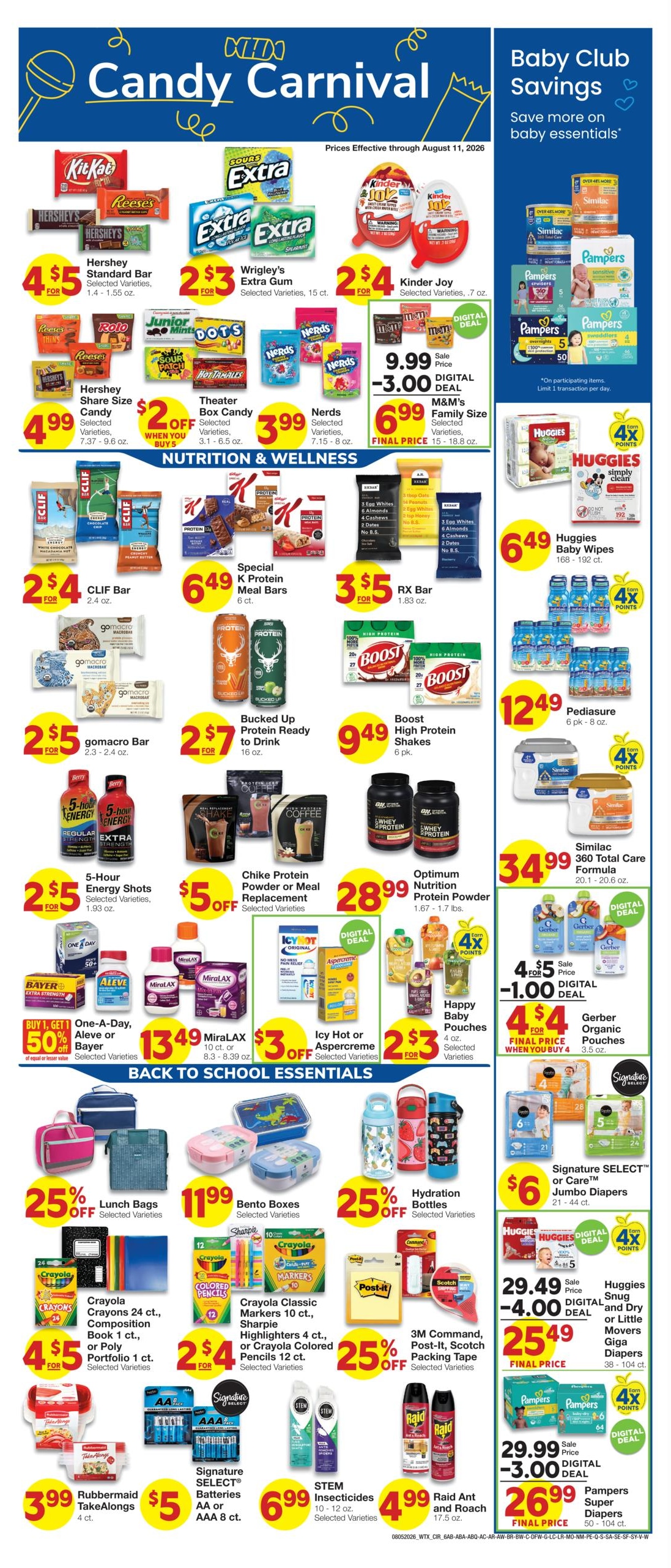 Albertsons Market (NM) Weekly Ad August 5 - 11, 2026