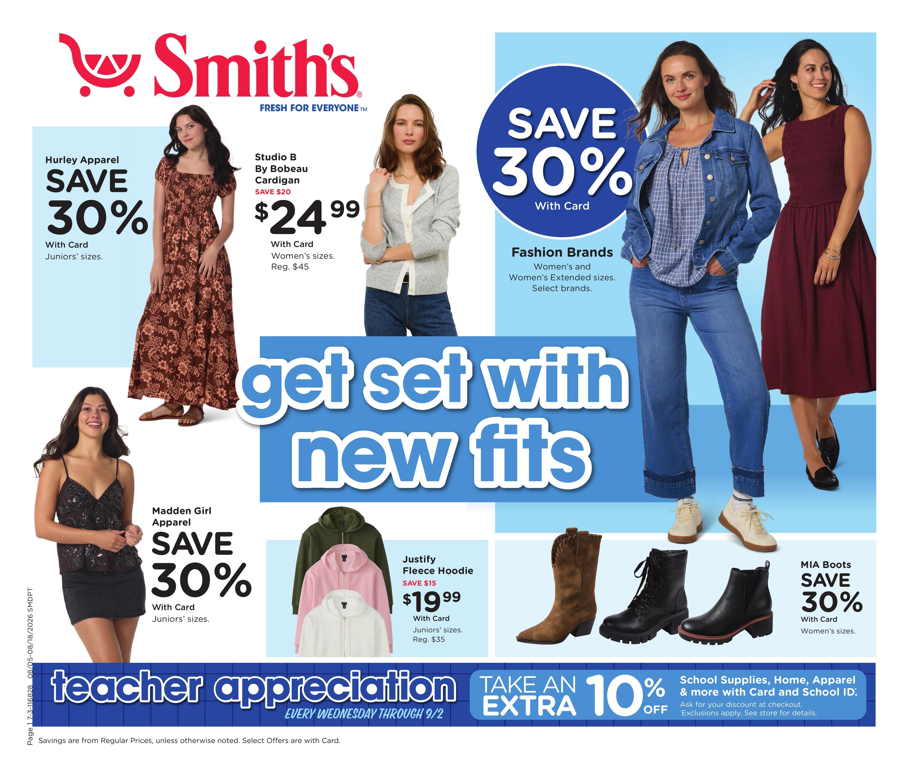 Smith's (Bountiful Area, UT) Home & Apparel Weekly Ad August 5 - 18, 2026