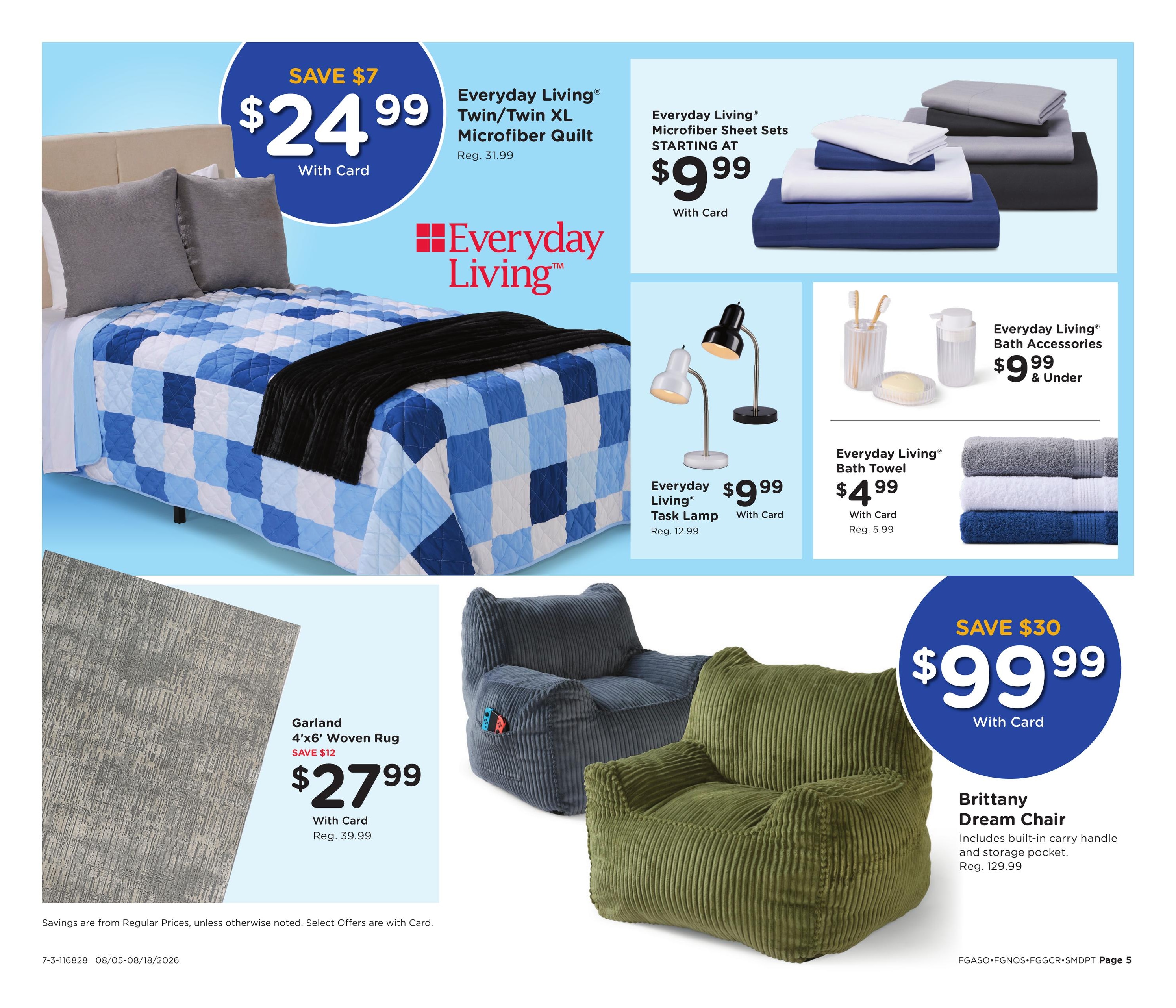 Smith's (Bountiful Area, UT) Home & Apparel Weekly Ad August 5 - 18, 2026