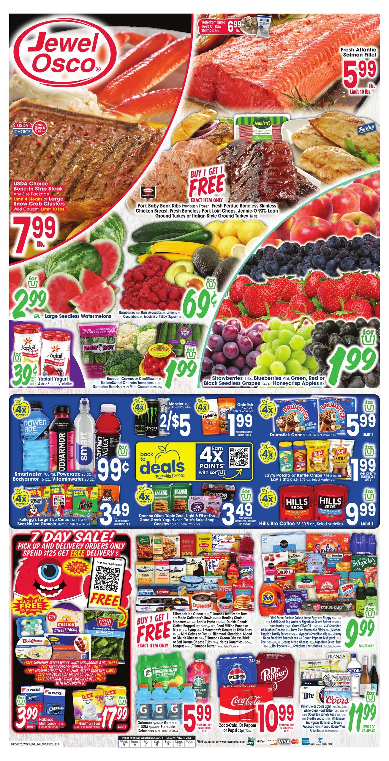 Jewel-Osco Weekly Ad August 5 - 11, 2026