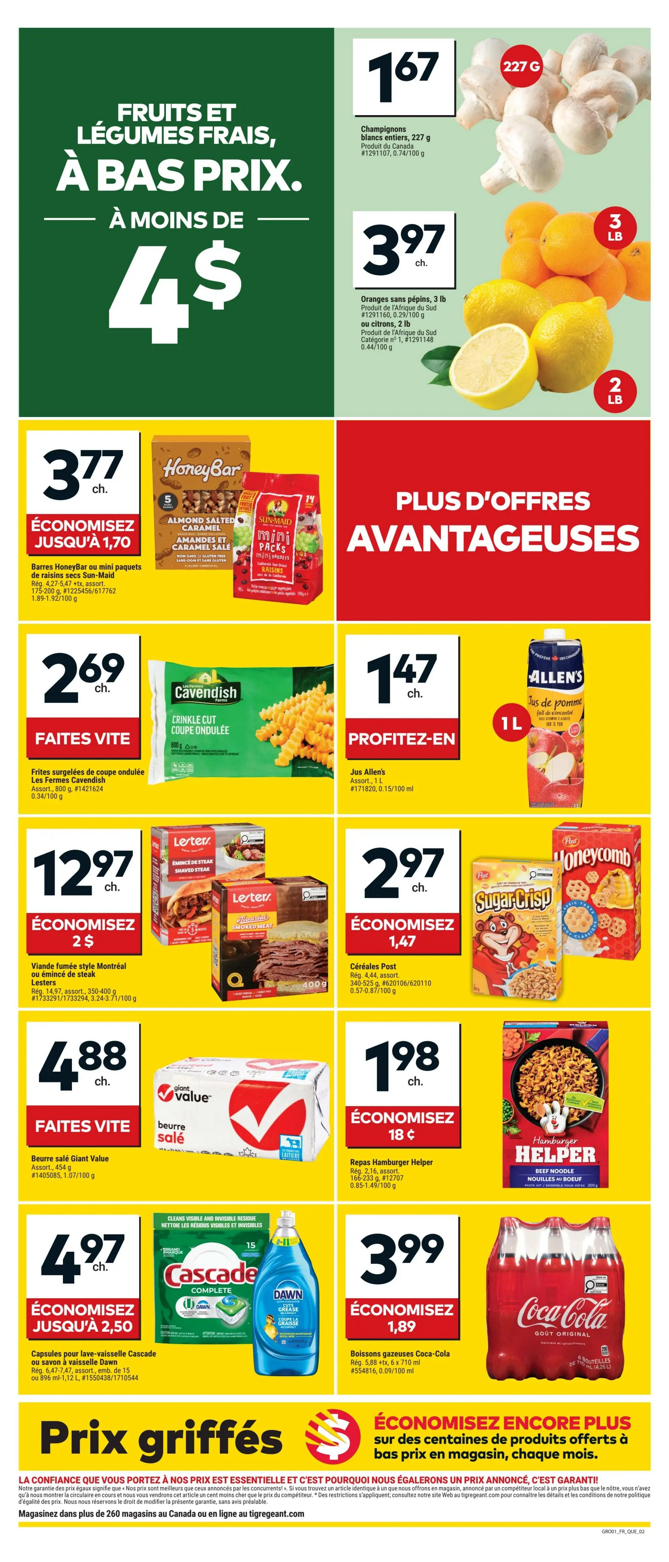 Tigre Géant Flyer August 5 to 11