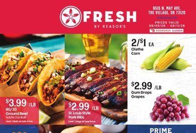 FRESH by Reasor's (Oklahoma City–Norman Area, OK) Weekly Ad August 5 - 11, 2026