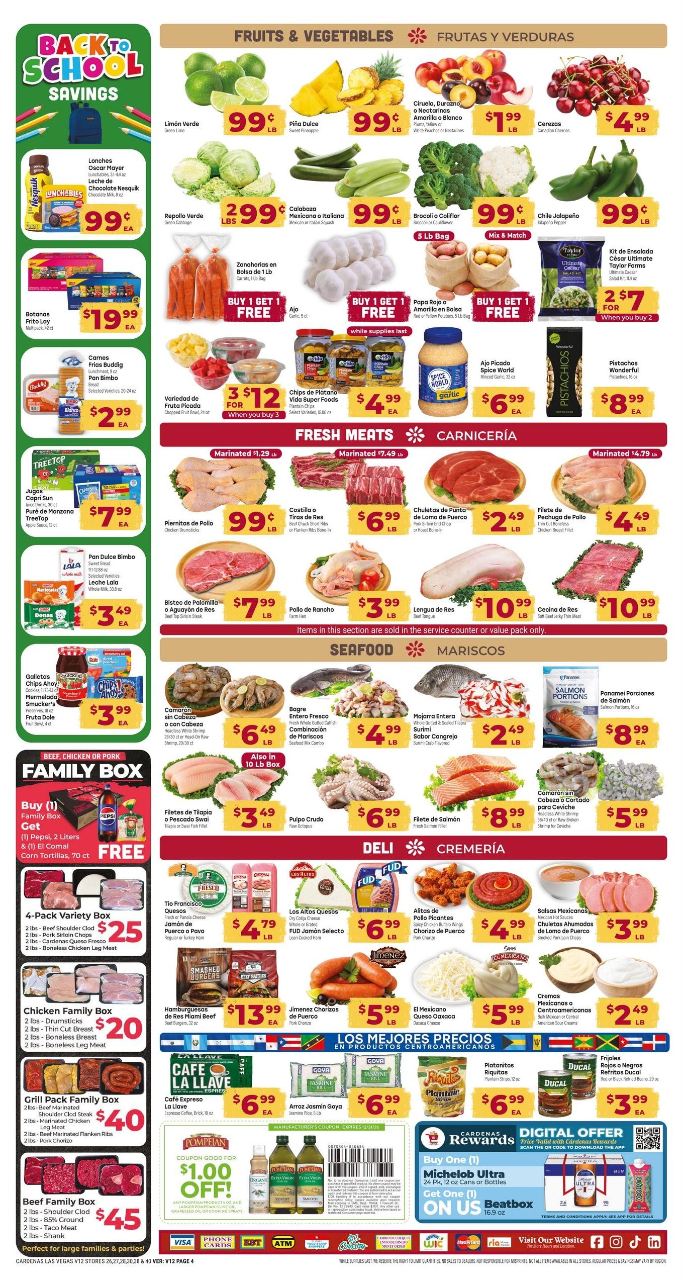 Cardenas Markets (Las Vegas–Henderson Area, NV) Weekly Ad August 5 - 11, 2026