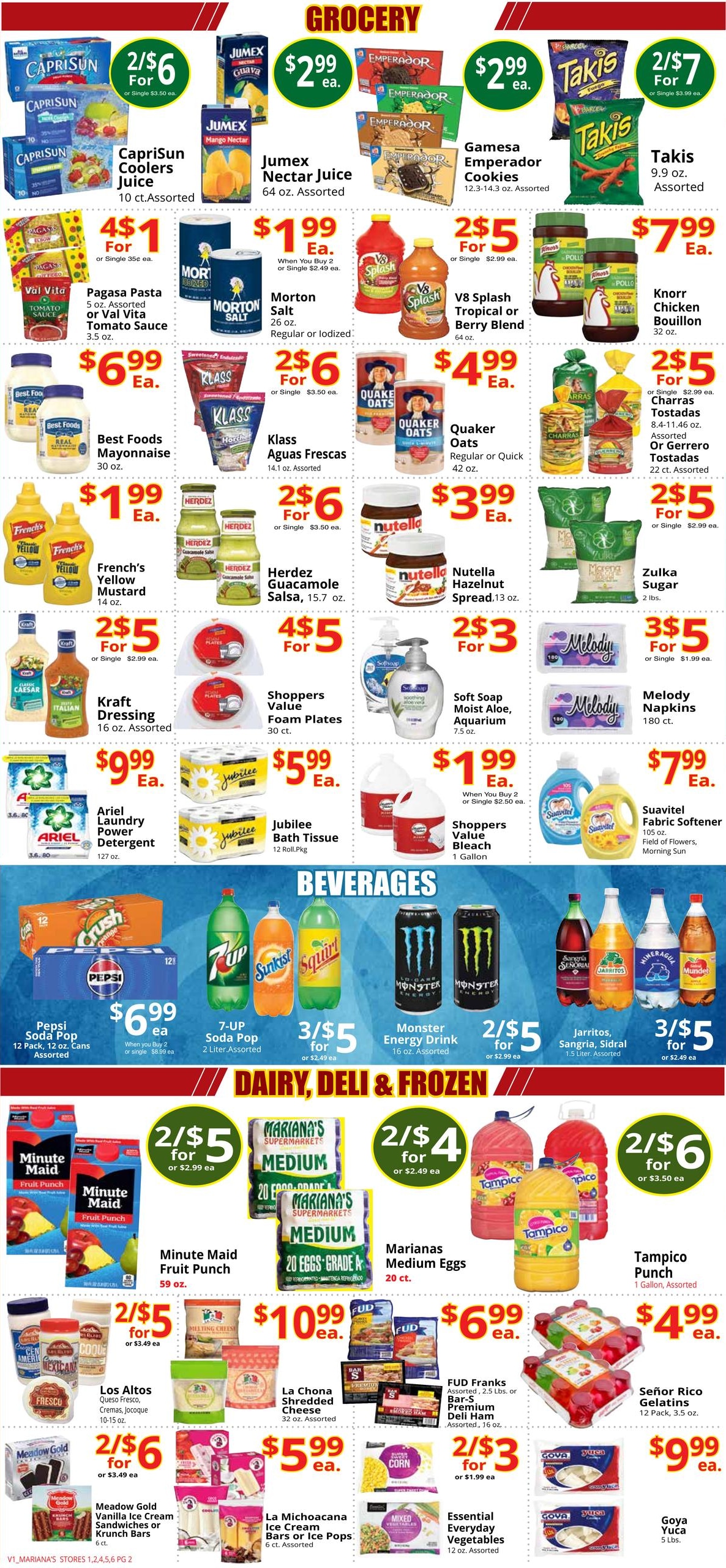 Mariana's Supermarkets Weekly Ad August 4 - 10, 2026
