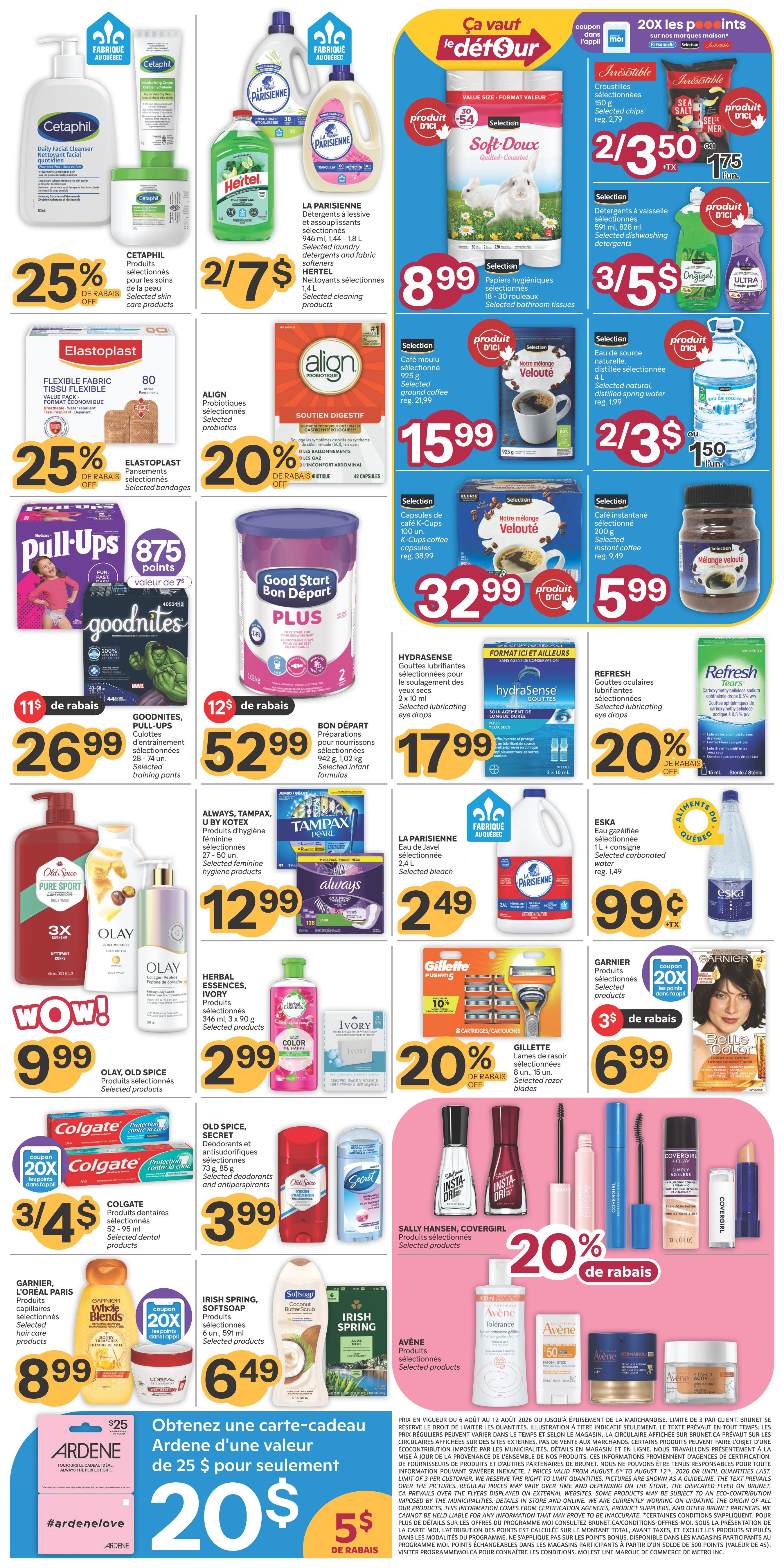 Brunet Flyer August 6 to 12