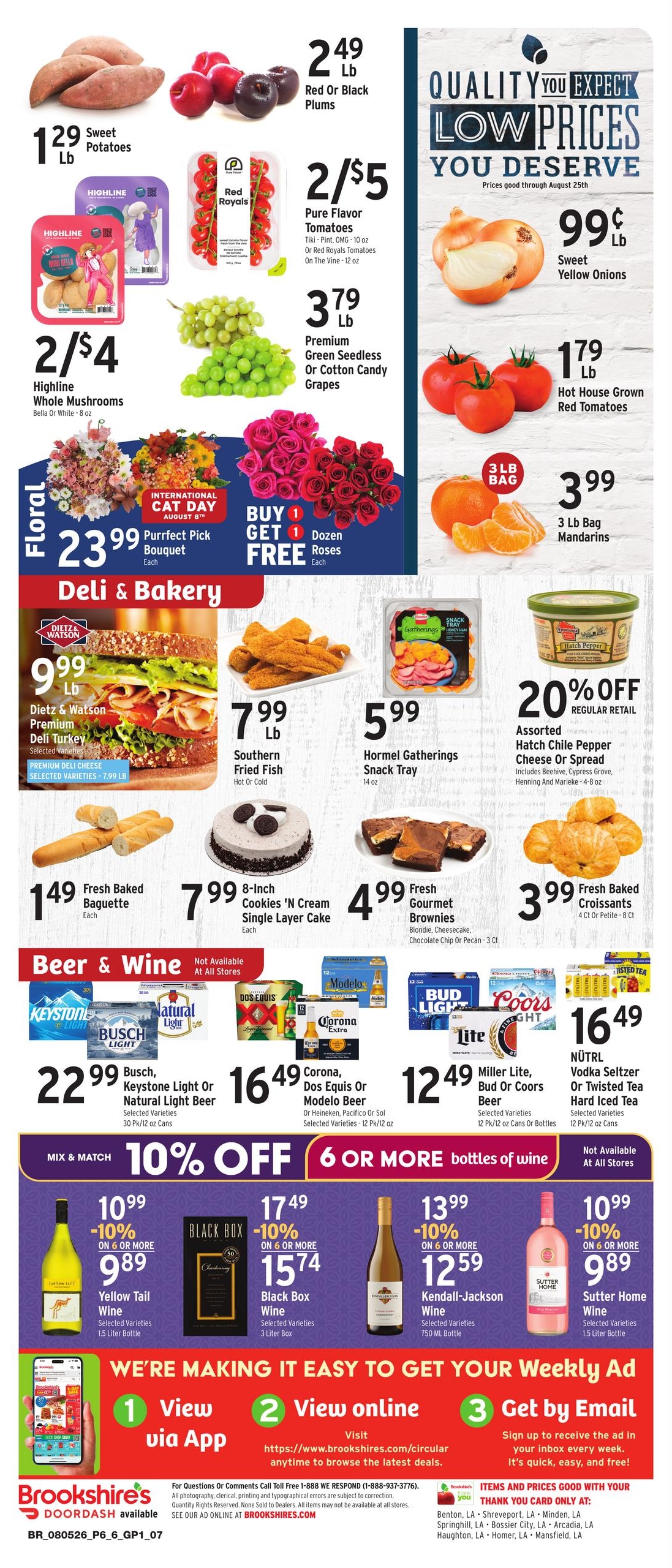 Brookshire's Weekly Ad August 5 - 11, 2026