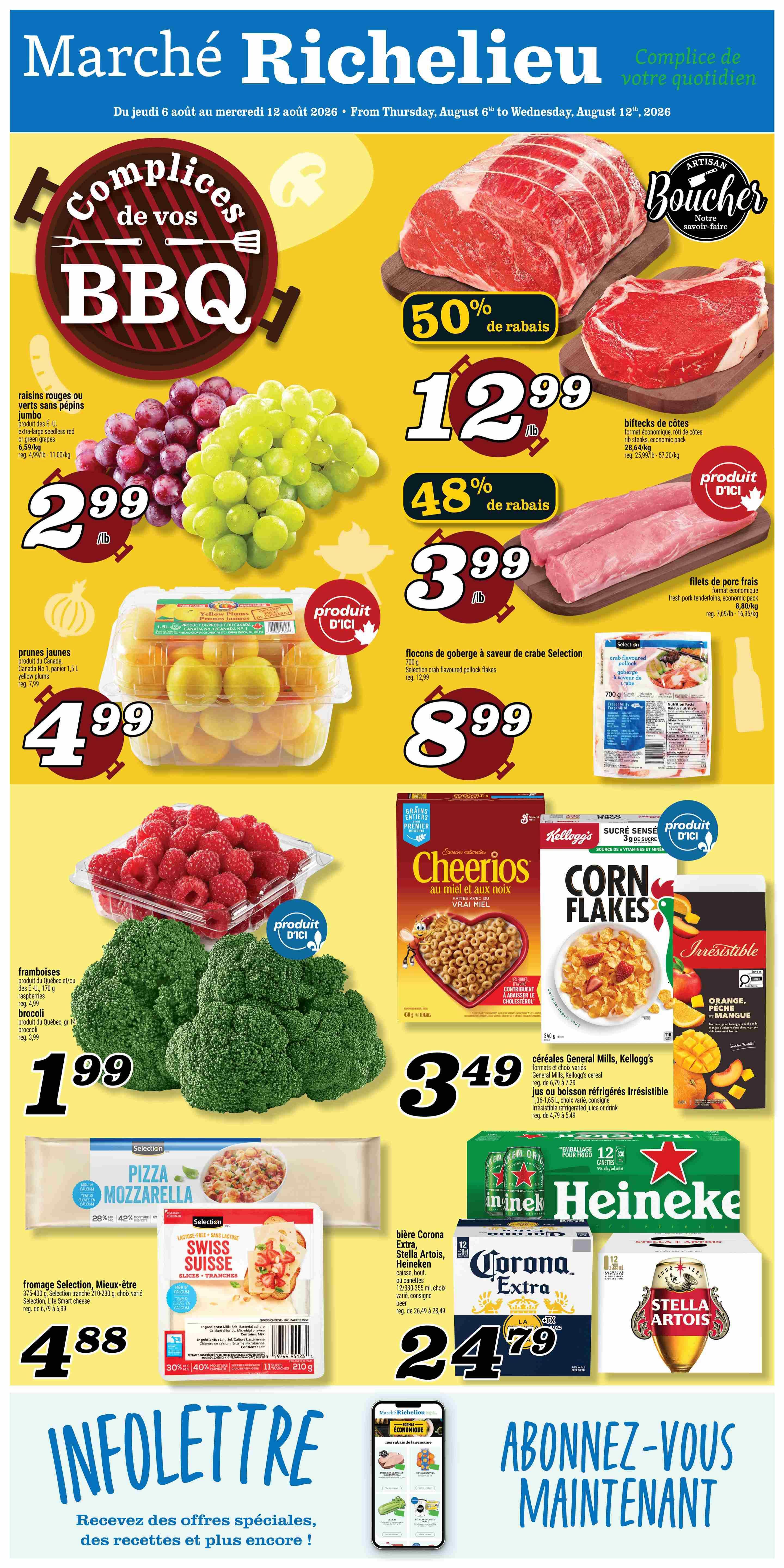 Marche Richelieu Flyer August 6 to 12