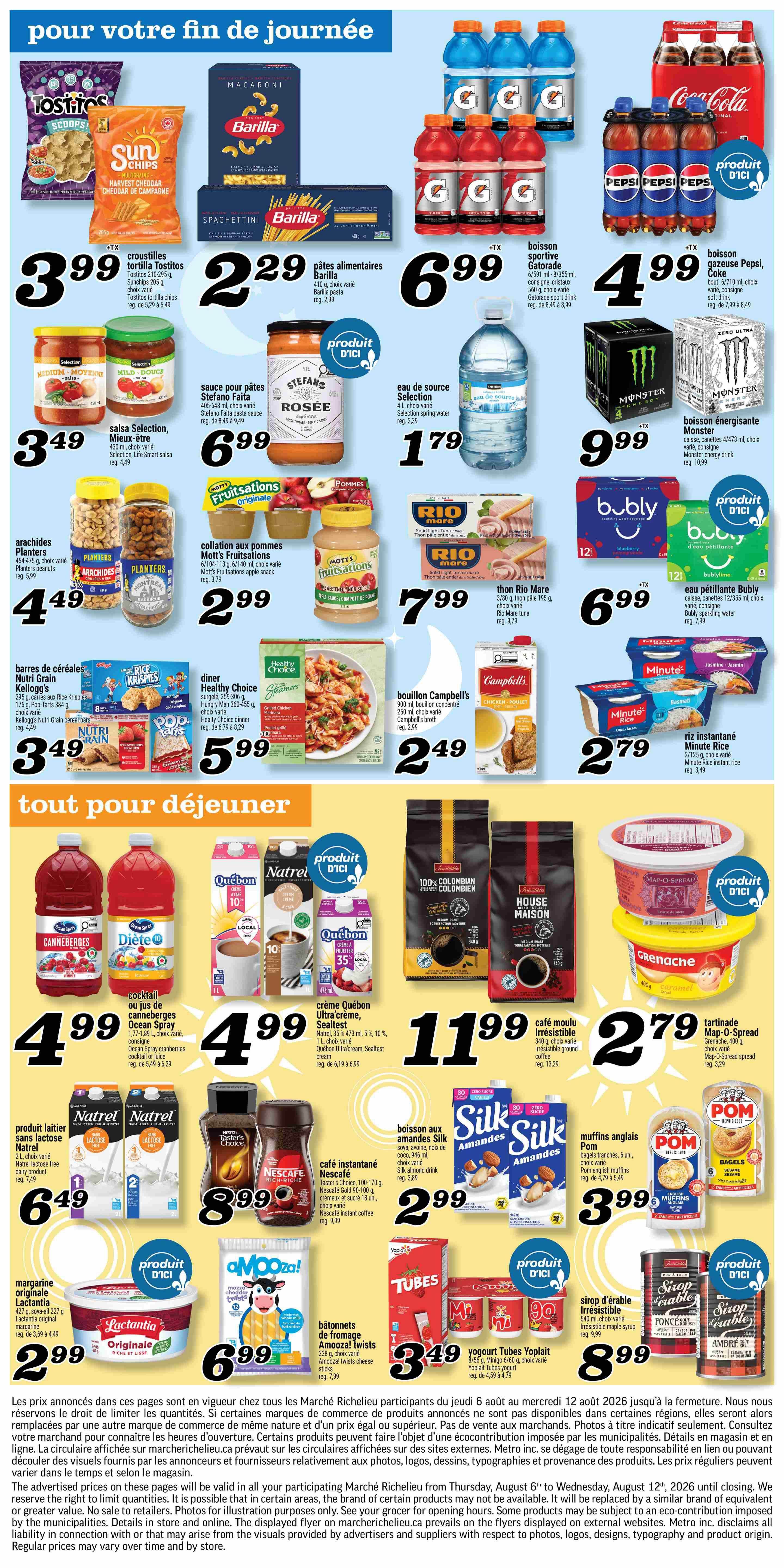 Marche Richelieu Flyer August 6 to 12