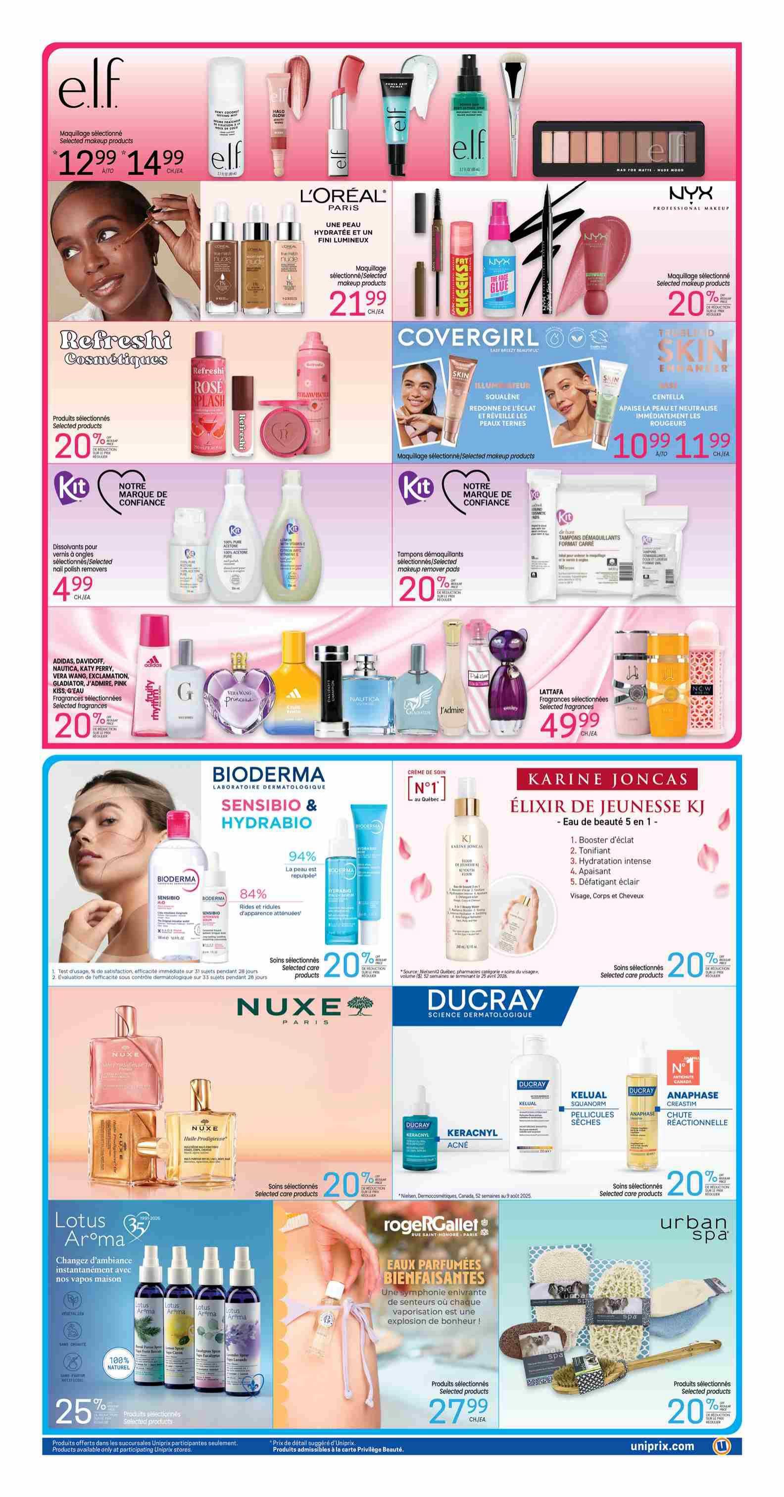 Uniprix Flyer August 6 to 12
