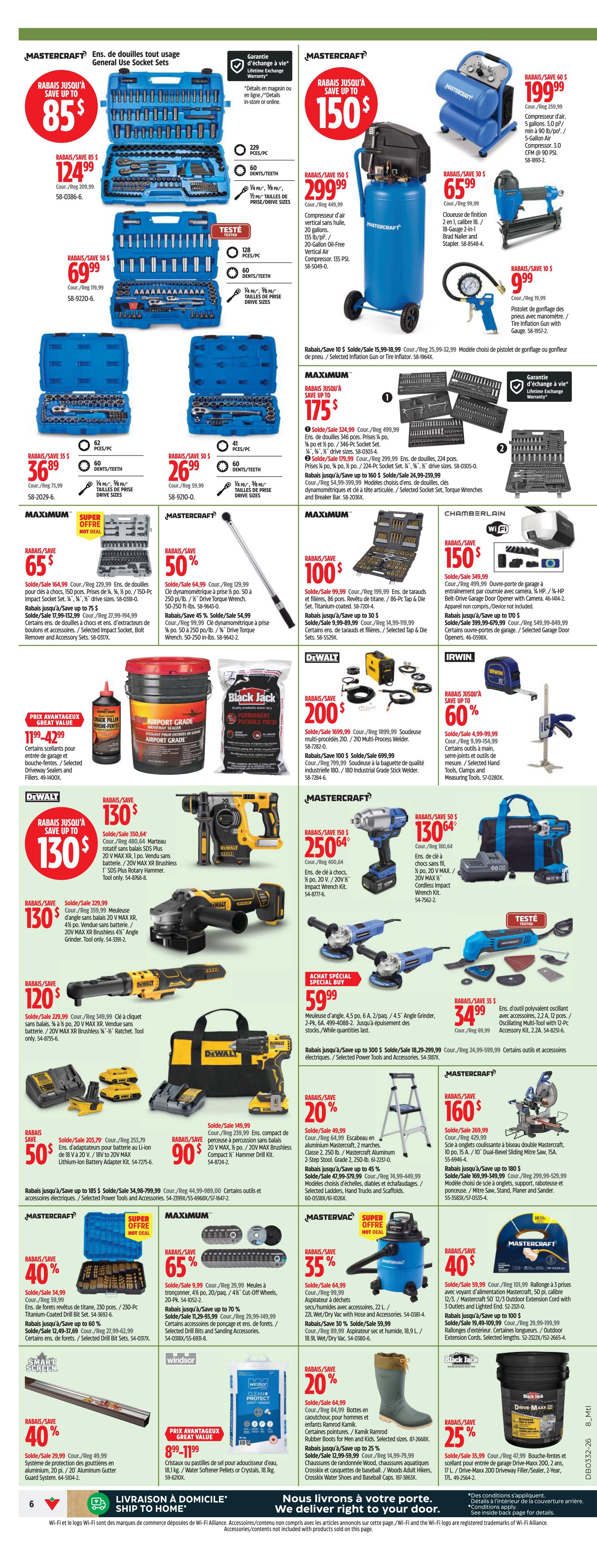Canadian Tire (QC) Flyer August 6 to 12