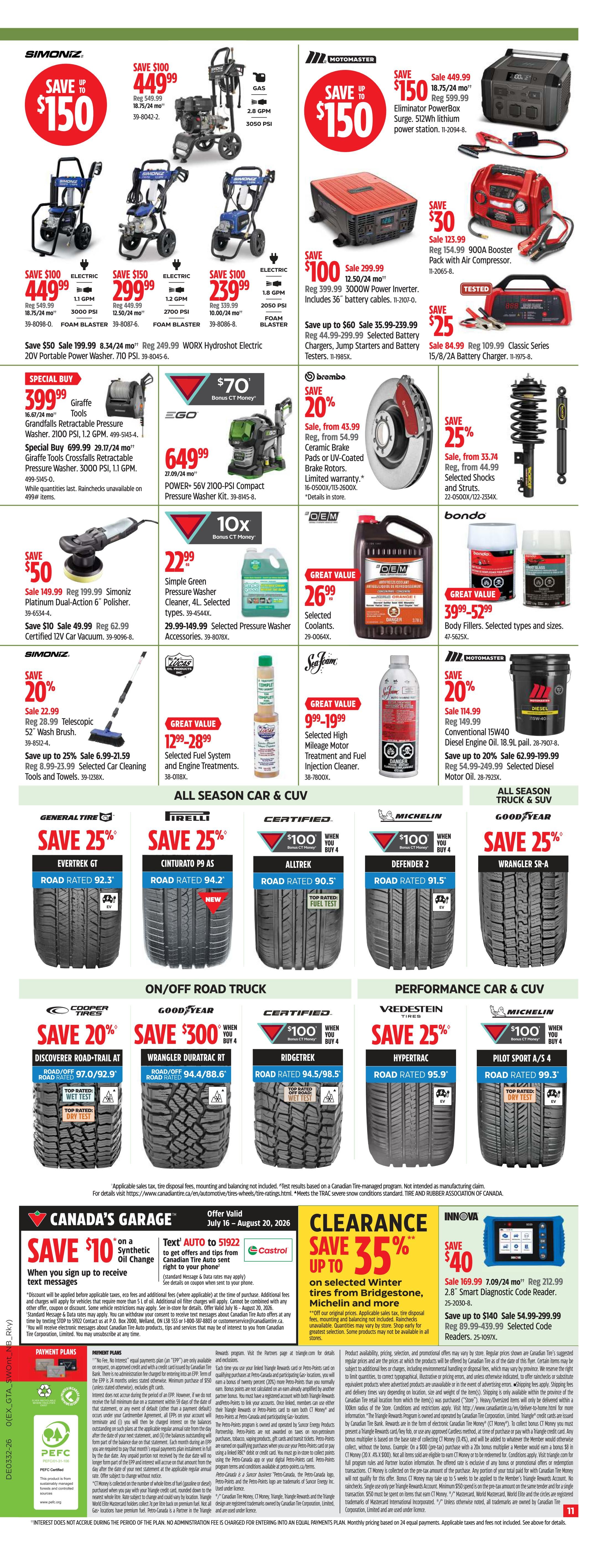 Canadian Tire (West) Flyer August 6 to 13