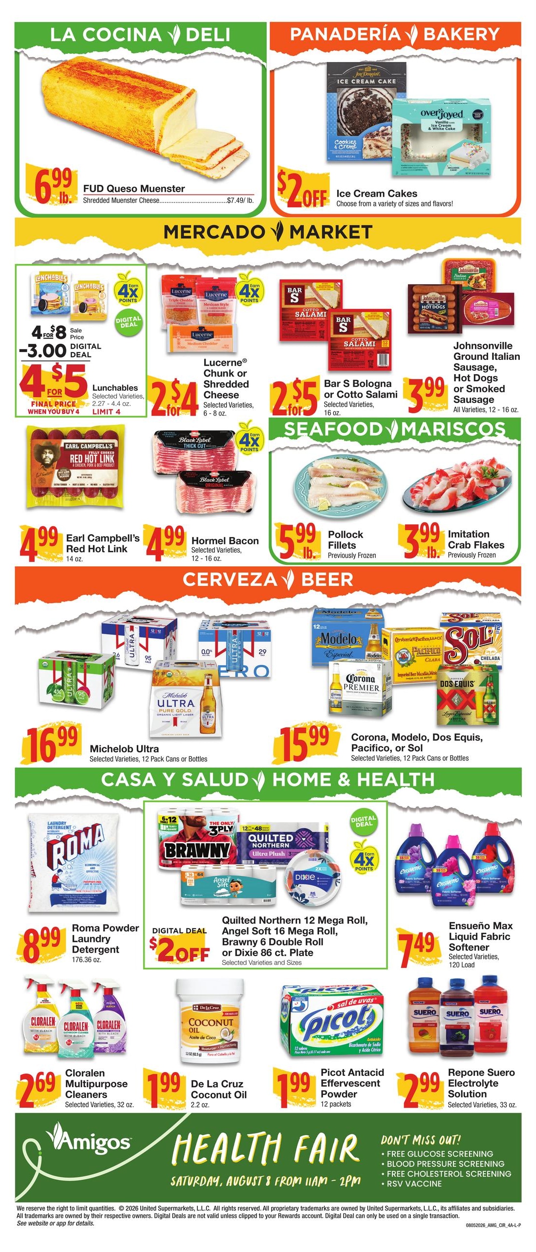 Amigos United (Amarillo Area, TX) Weekly Ad August 5 - 11, 2026