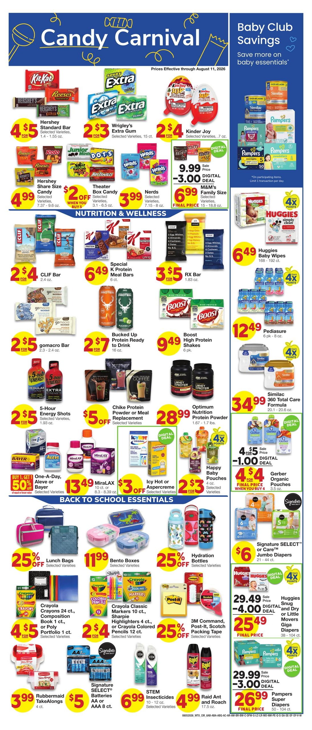 United Supermarkets (NM, OK, TX) Weekly Ad August 5 - 11, 2026