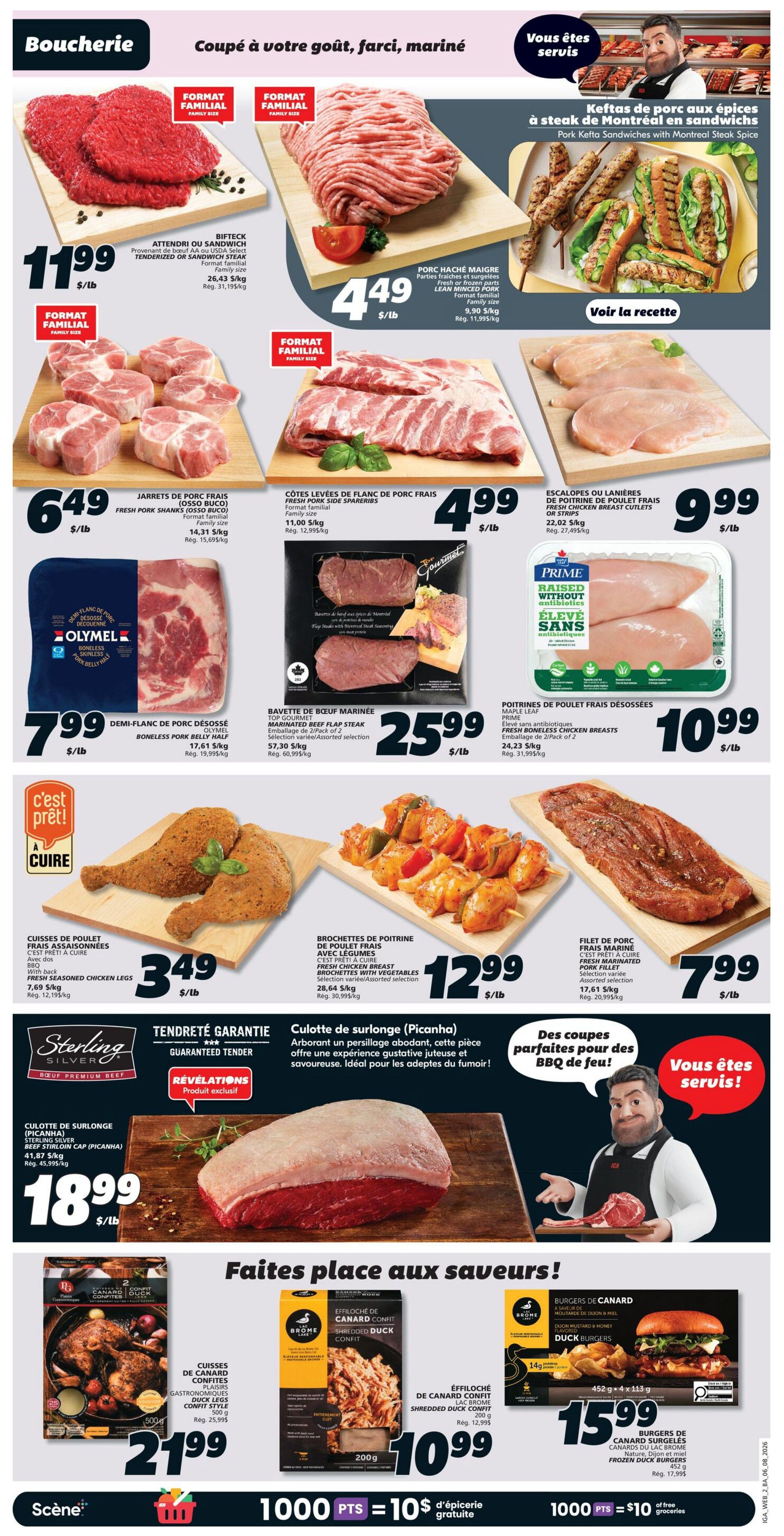 IGA (NB) Flyer August 6 to 12