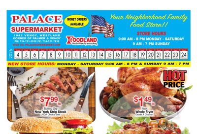 Palace & Foodmax Supermarket Weekly Ad August 4 - 24, 2026