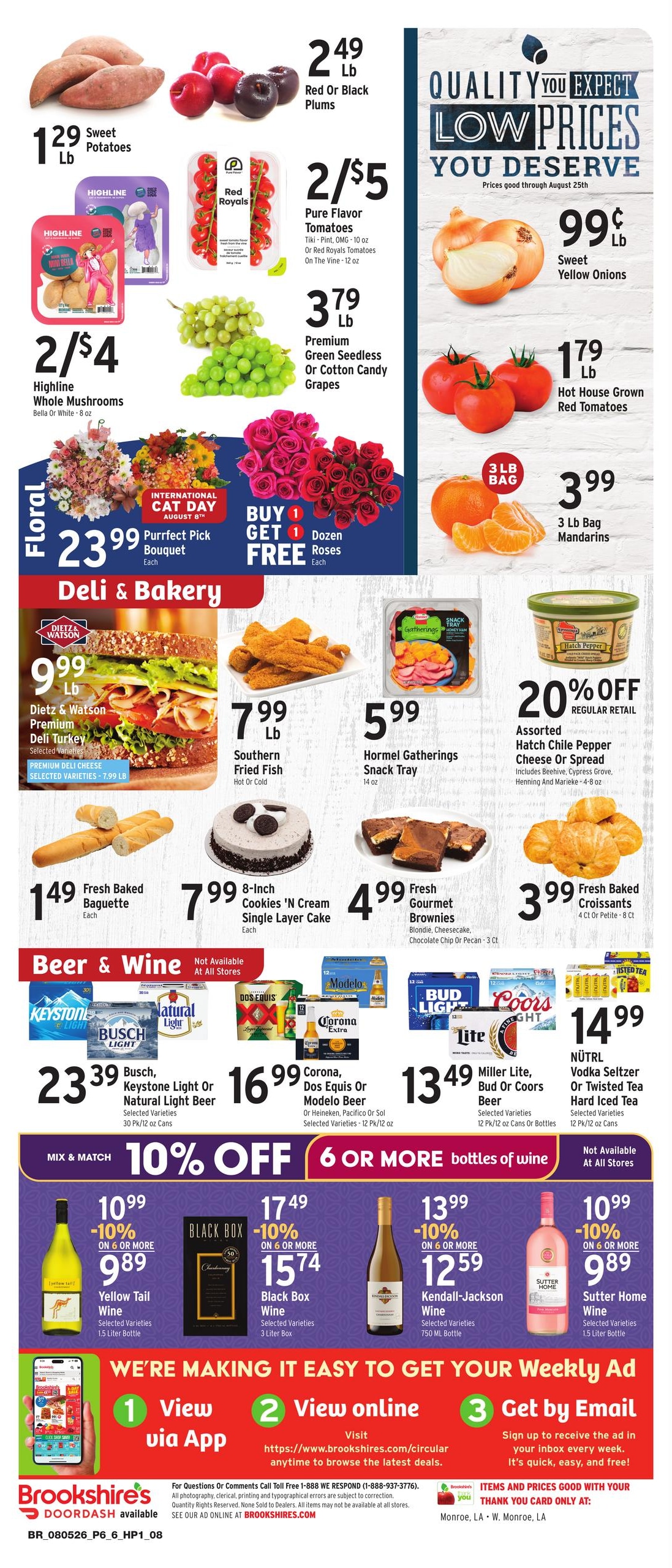 Brookshire's Weekly Ad August 5 - 11, 2026
