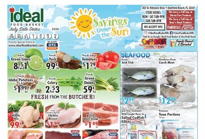 Ideal Food Basket (202 West Hillsboro Blvd, Deerfield Beach, FL) Weekly Ad July 29 - August 4, 2026