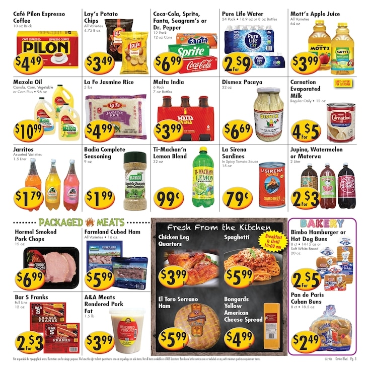 Ideal Food Basket (2750 Davie Blvd, Fort Lauderdale, FL) Weekly Ad July 29 - August 4, 2026