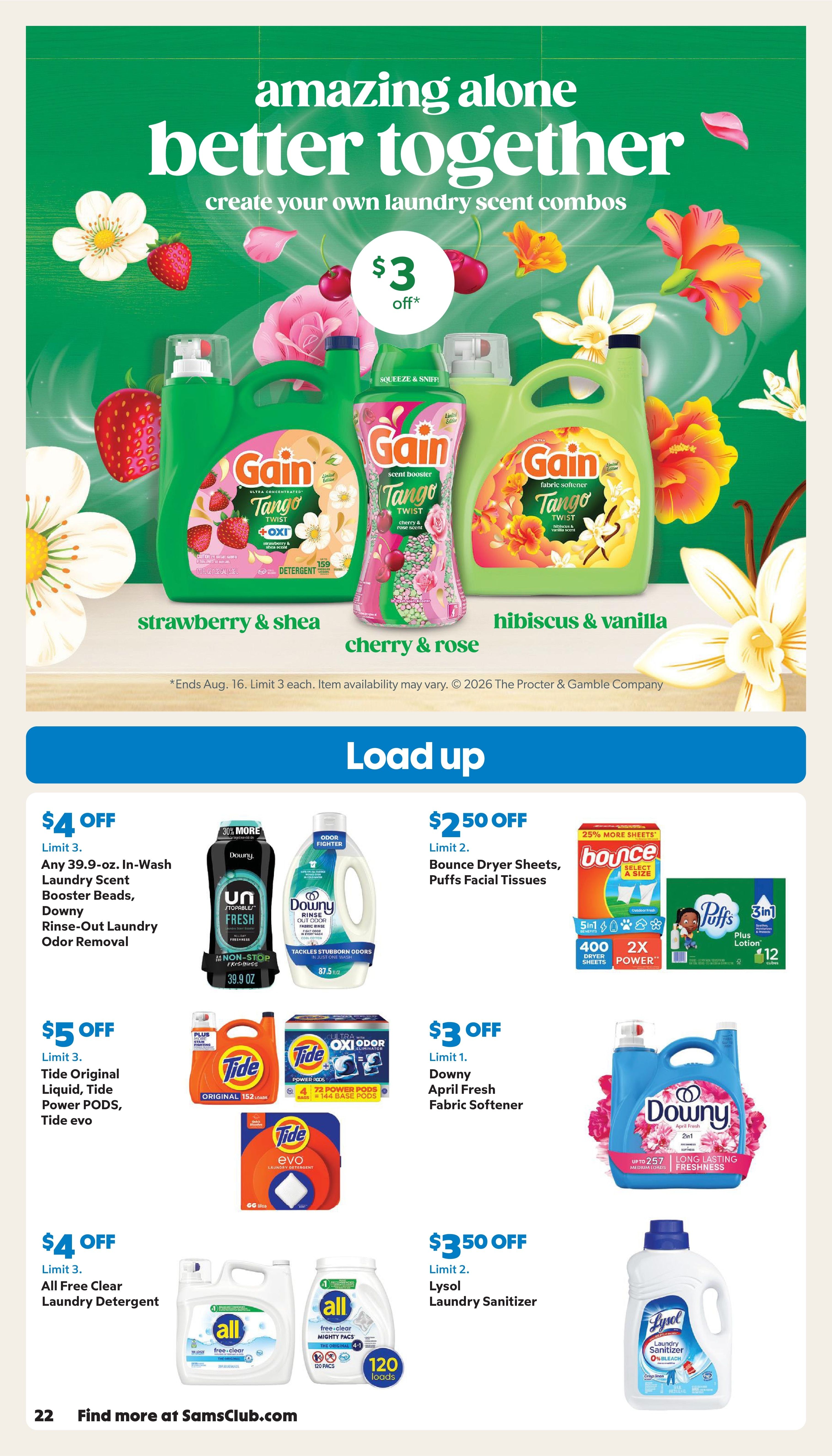 Sam's Club Instant Savings Book Weekly Ad July 16 - August 16, 2026