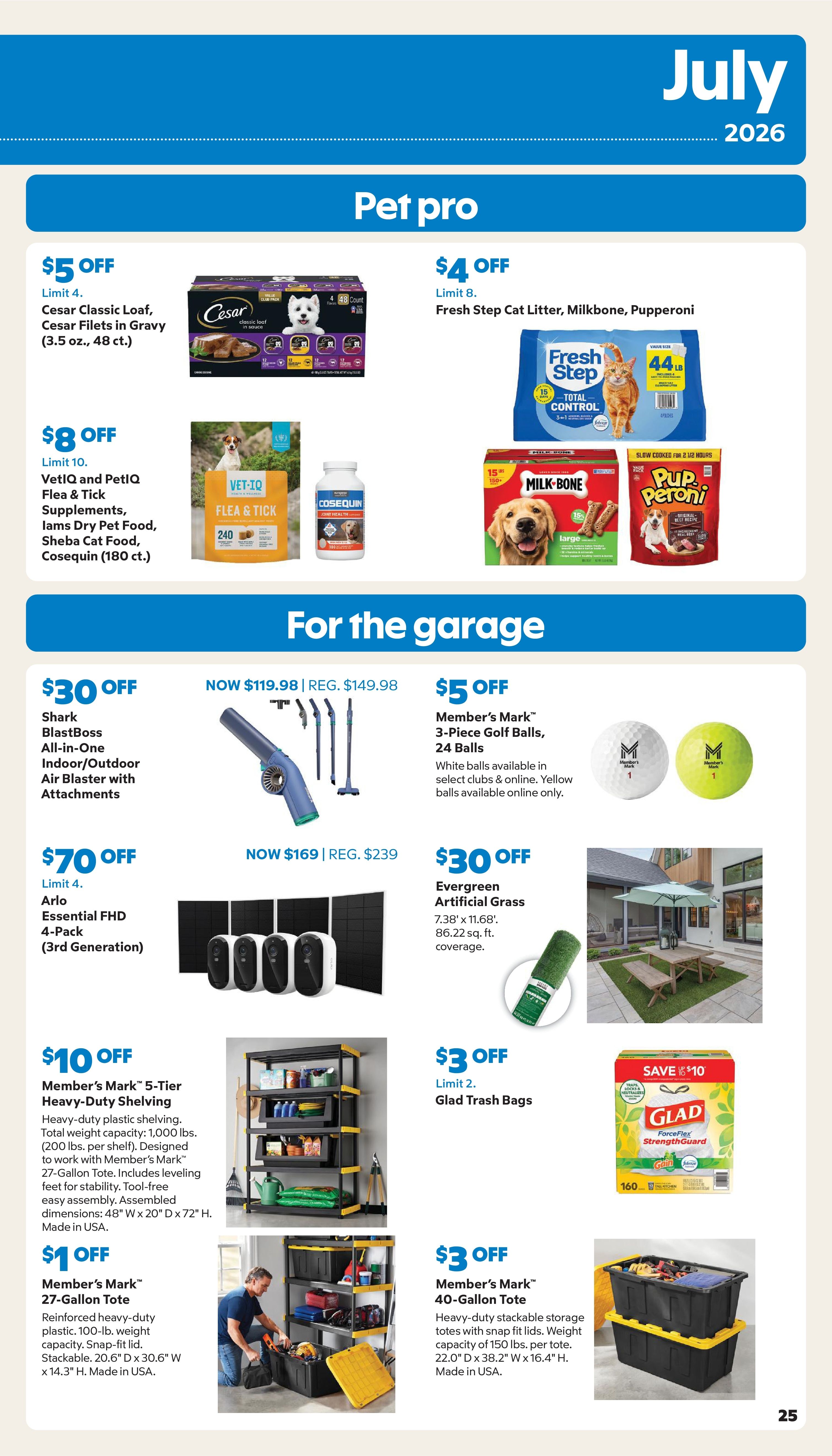 Sam's Club Instant Savings Book Weekly Ad July 16 - August 16, 2026