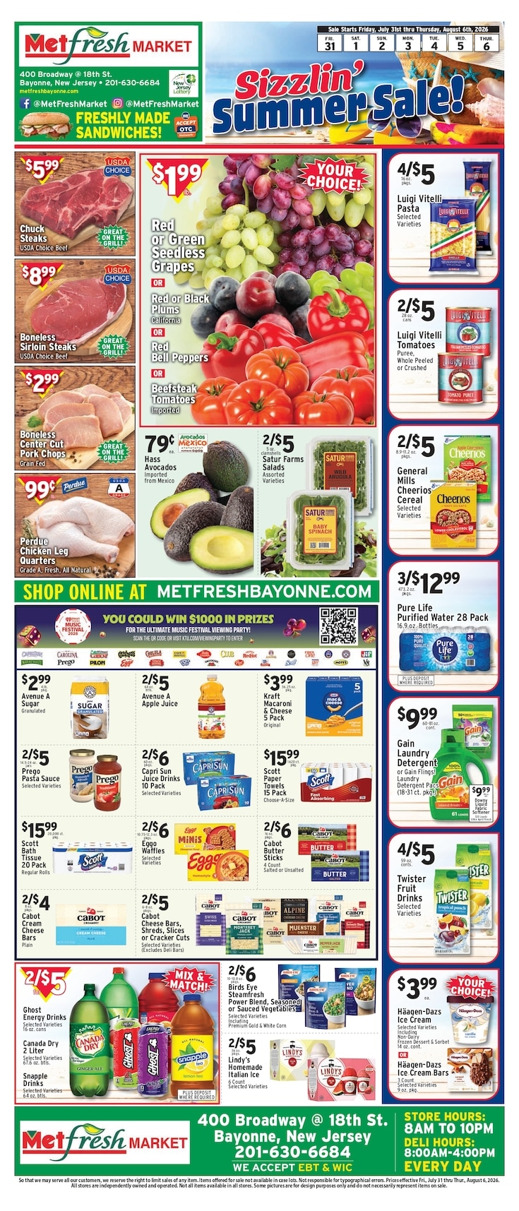 Met Foodmarkets (Bayonne, NJ) Weekly Ad July 31 - August 6, 2026