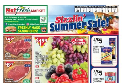Met Foodmarkets (Bayonne, NJ) Weekly Ad July 31 - August 6, 2026