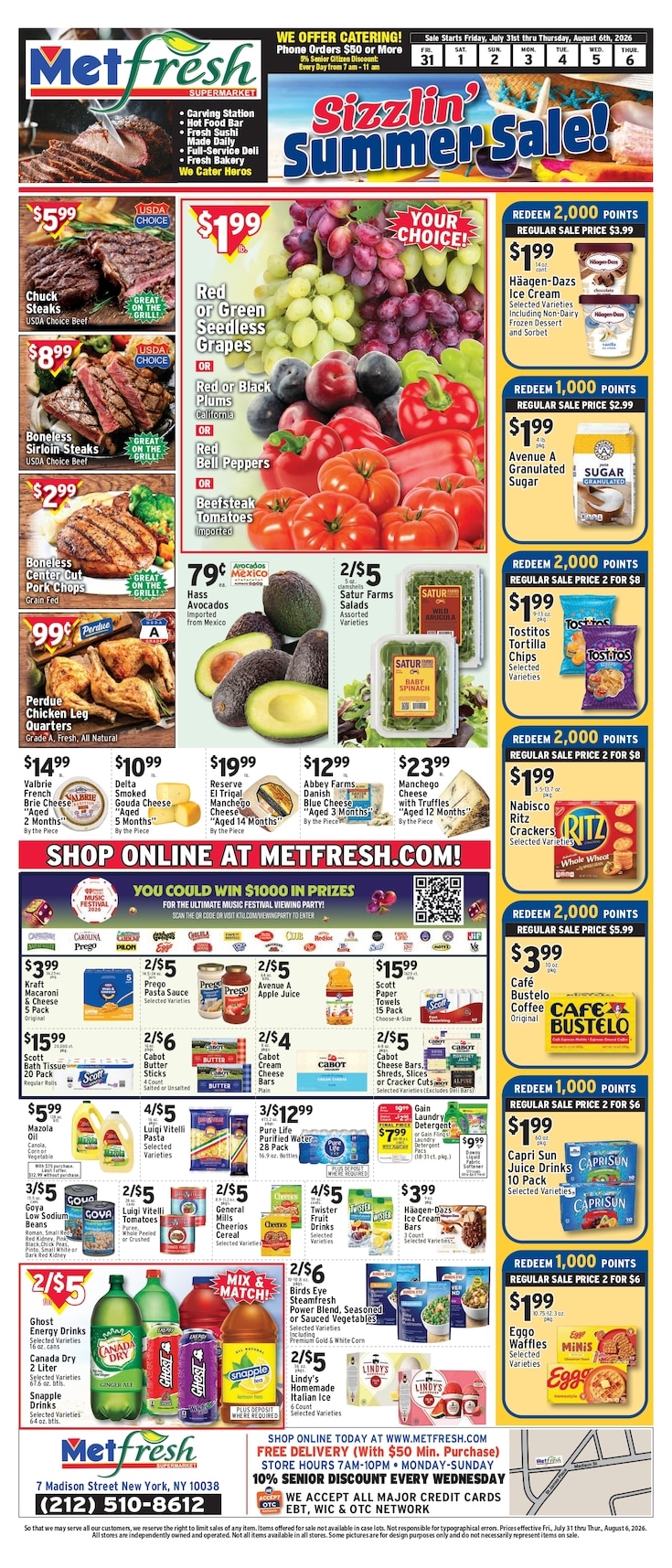 Met Foodmarkets (New York, NY) Weekly Ad July 31 - August 6, 2026