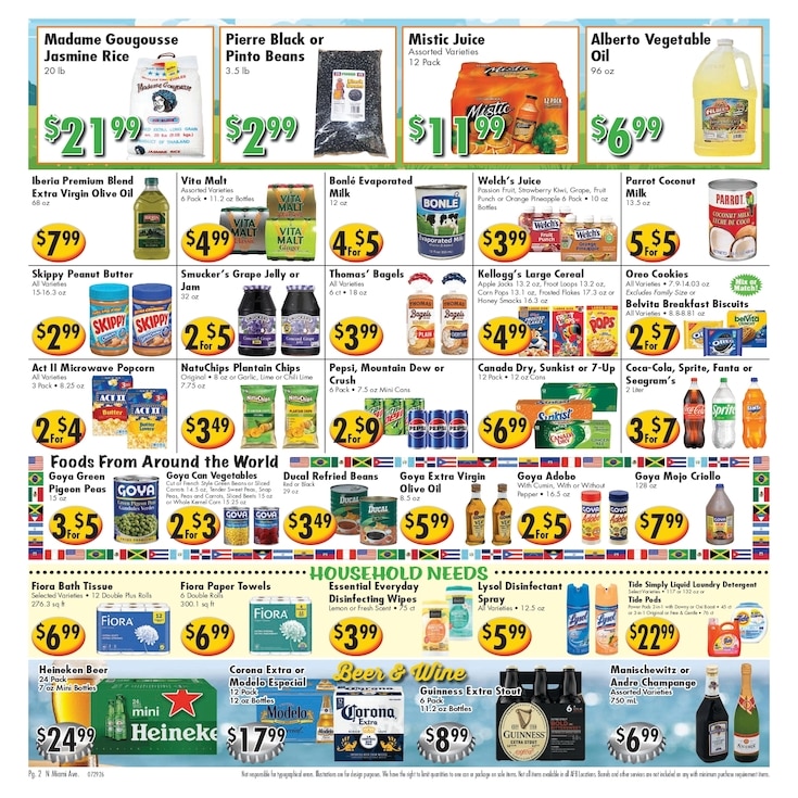 Ideal Food Basket (12010-12016 N Miami Ave., Miami, FL) Weekly Ad July 29 - August 4, 2026