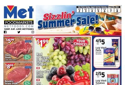 Met Foodmarkets (New Jersey, New York) Weekly Ad August 2 - 8, 2026