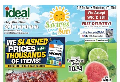 Ideal Food Basket (New York, NY) Weekly Ad July 31 - August 6, 2026