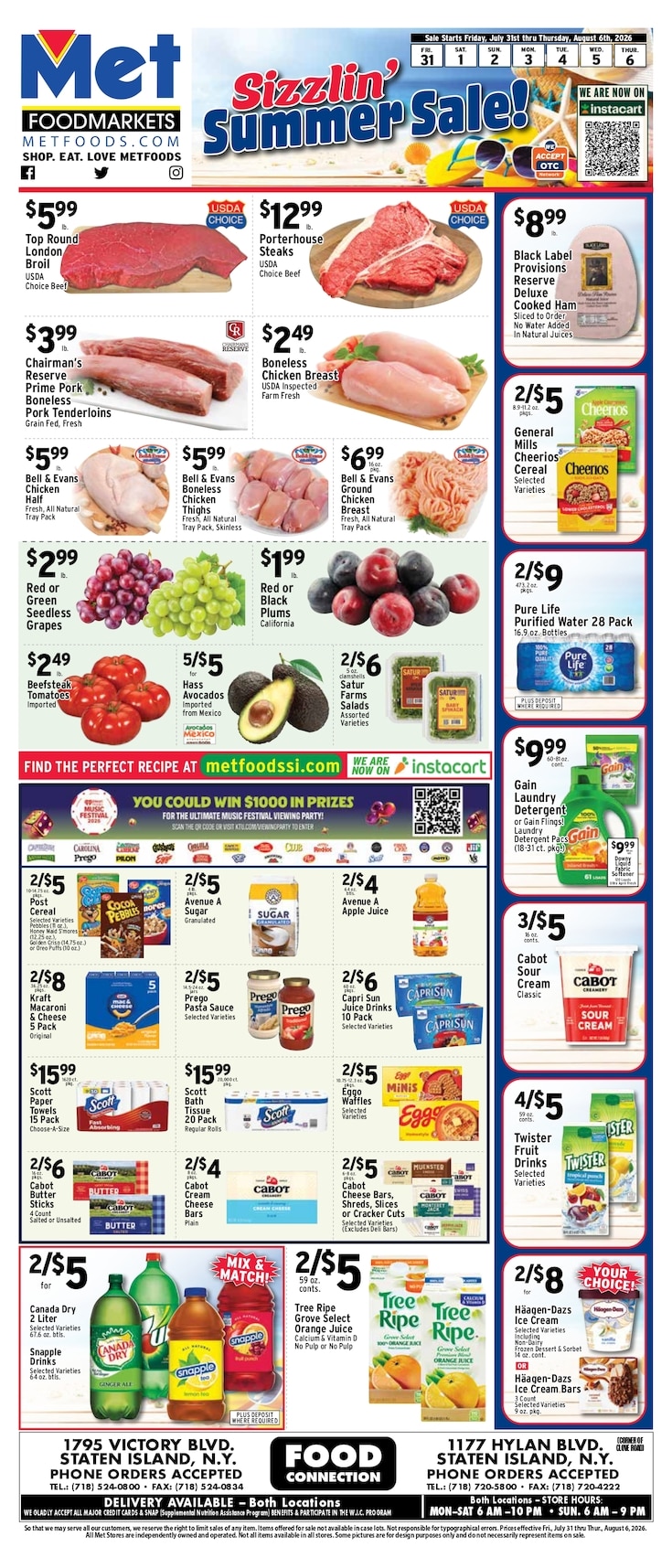 Met Foodmarkets (New York) Weekly Ad July 31 - August 6, 2026