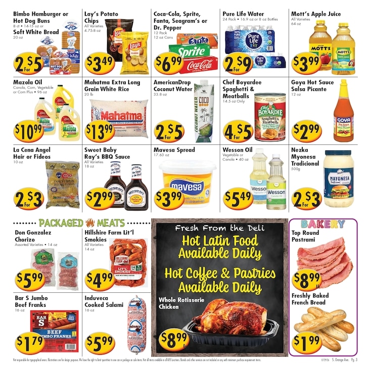 Ideal Food Basket (5637 South Orange Ave, Orlando, FL) Weekly Ad July 29 - August 4, 2026