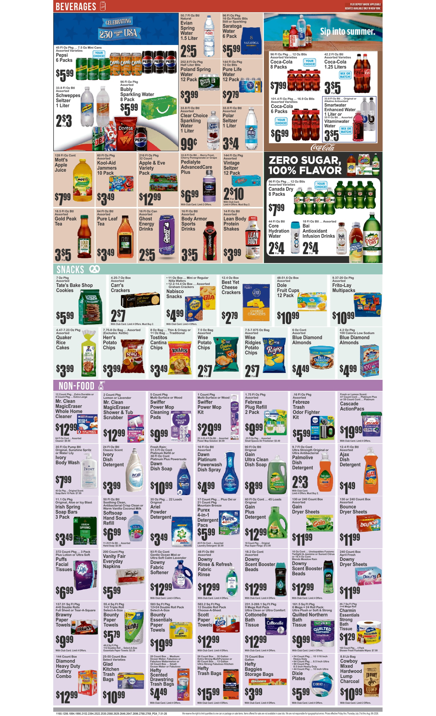 SuperFresh Supermarkets (Newark, NJ) Weekly Ad July 31 - August 6, 2026