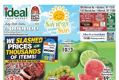 Ideal Food Basket (Baldwin, NY) Weekly Ad July 31 - August 6, 2026