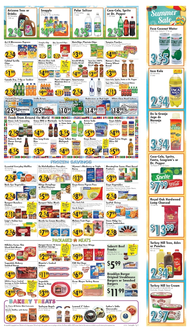 Ideal Food Basket (Farmingdale, NY) Weekly Ad July 31 - August 6, 2026