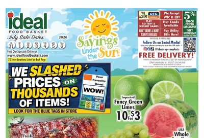 Ideal Food Basket (New Jersey, New York) Weekly Ad July 31 - August 6, 2026