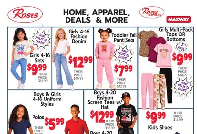 Roses Discount Stores Weekly Ad August 2 - 8, 2026