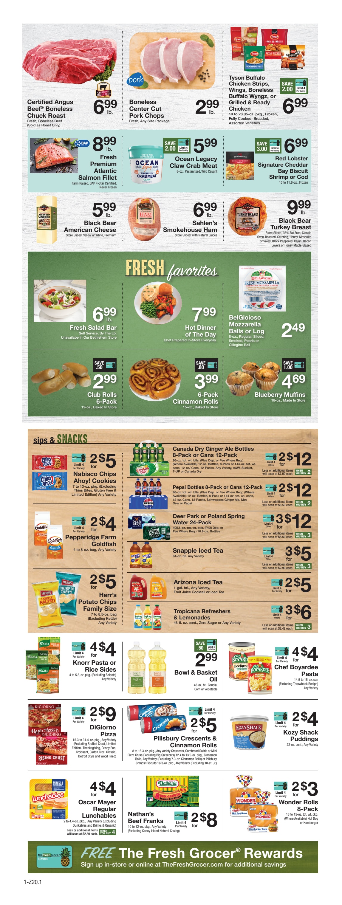 The Fresh Grocer (1880 Stefko Blvd, Bethlehem, PA) Weekly Ad July 31 - August 6, 2026