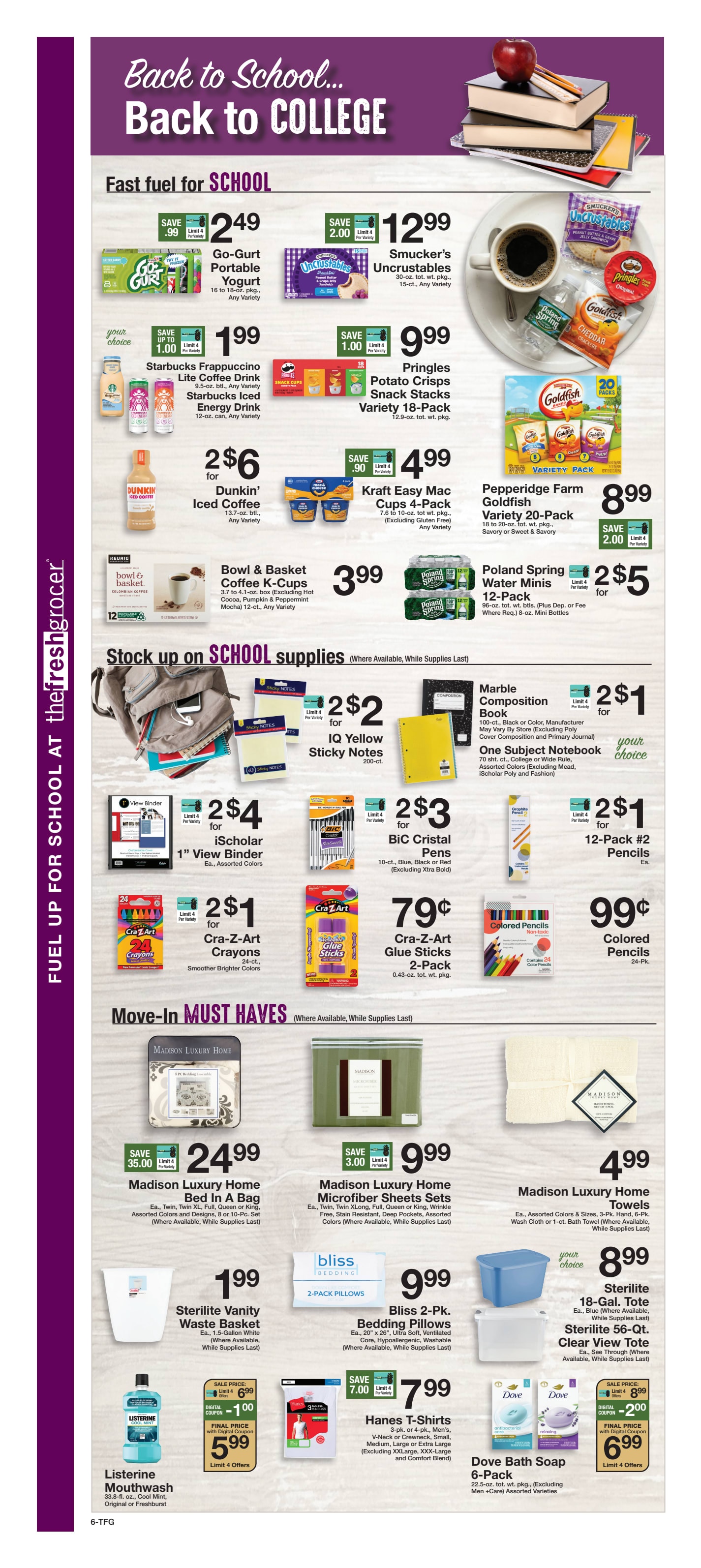 The Fresh Grocer (1880 Stefko Blvd, Bethlehem, PA) Weekly Ad July 31 - August 6, 2026