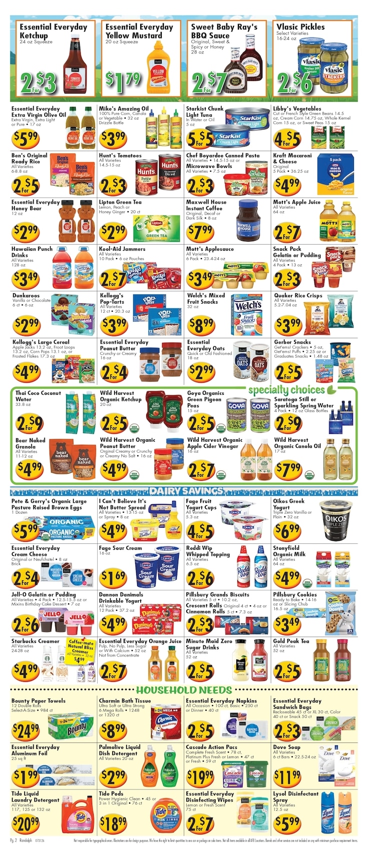 America's Food Basket (Randolph, MA) Weekly Ad July 31 - August 6, 2026